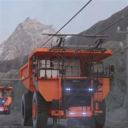 Máy báo điện xe tải khai thác mỏ